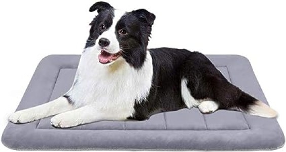 Hero Dog 犬 ベッド 犬用ベッド 犬ベッド 犬 ベッド 洗える 犬 用 ペット ベッド 中型犬 ベッド 犬マット ペットマット 滑り止め 柔らかい（グレー M）